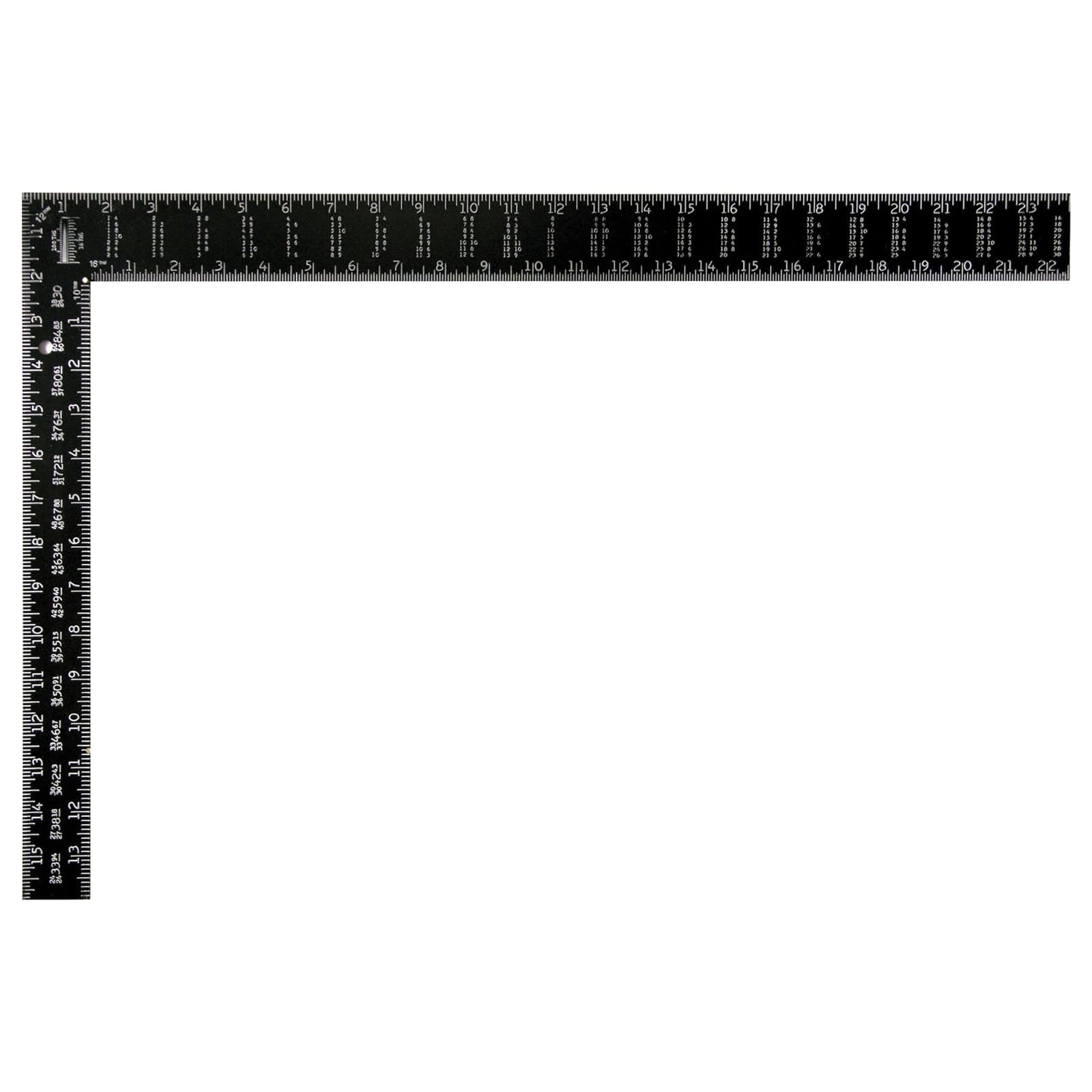 16" x 24" Black Anodized Rafter Square, image 1