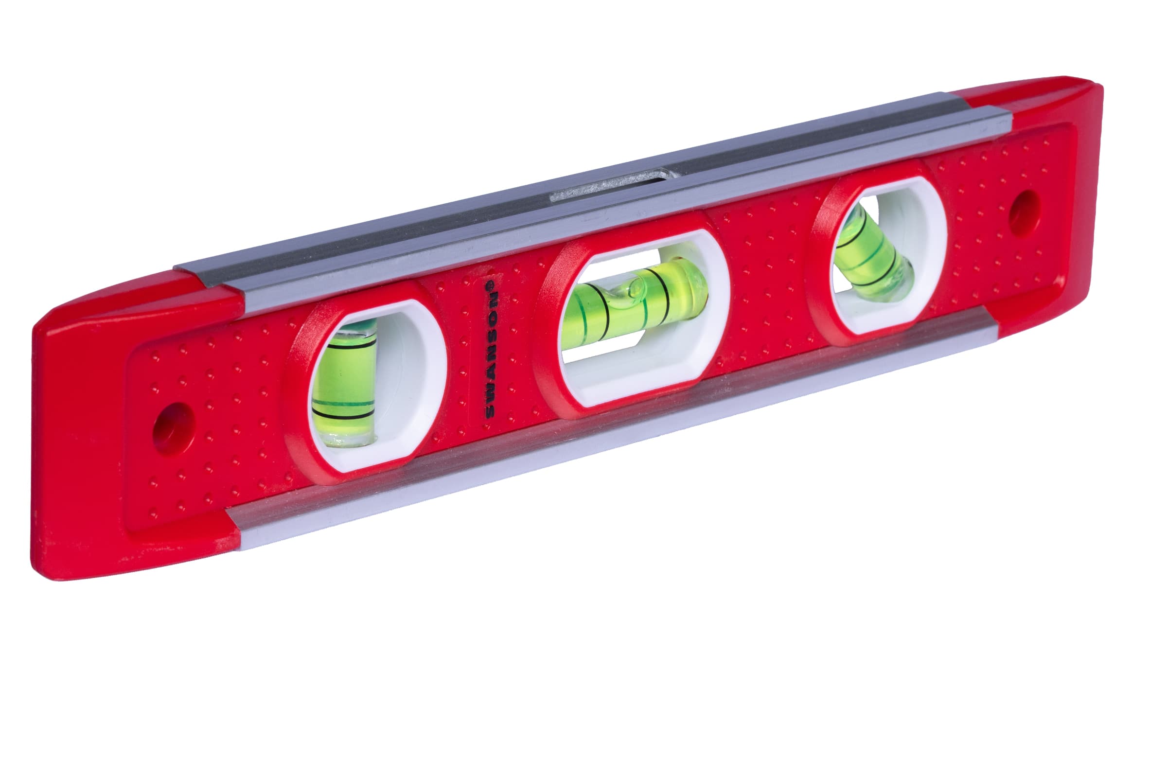 3/4 angle view of the TL001M showing the body profile and the high-impact composite inserts at the vial windows.